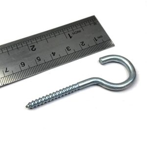 قلاب با سایز تقریبا 7 سانتیمتر ارتفاع و 2.5 سانتیمتر عرض حلقه و همچنین ضخامت 3 میلیمتر که برای آوزیان کردن اجسام با وزن متوسط مناسب می باشند.