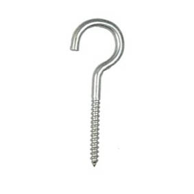 قلاب پیچ سقفی رزوهدار بزرگ فولادی گالوانیزه (67×25×3 mm)