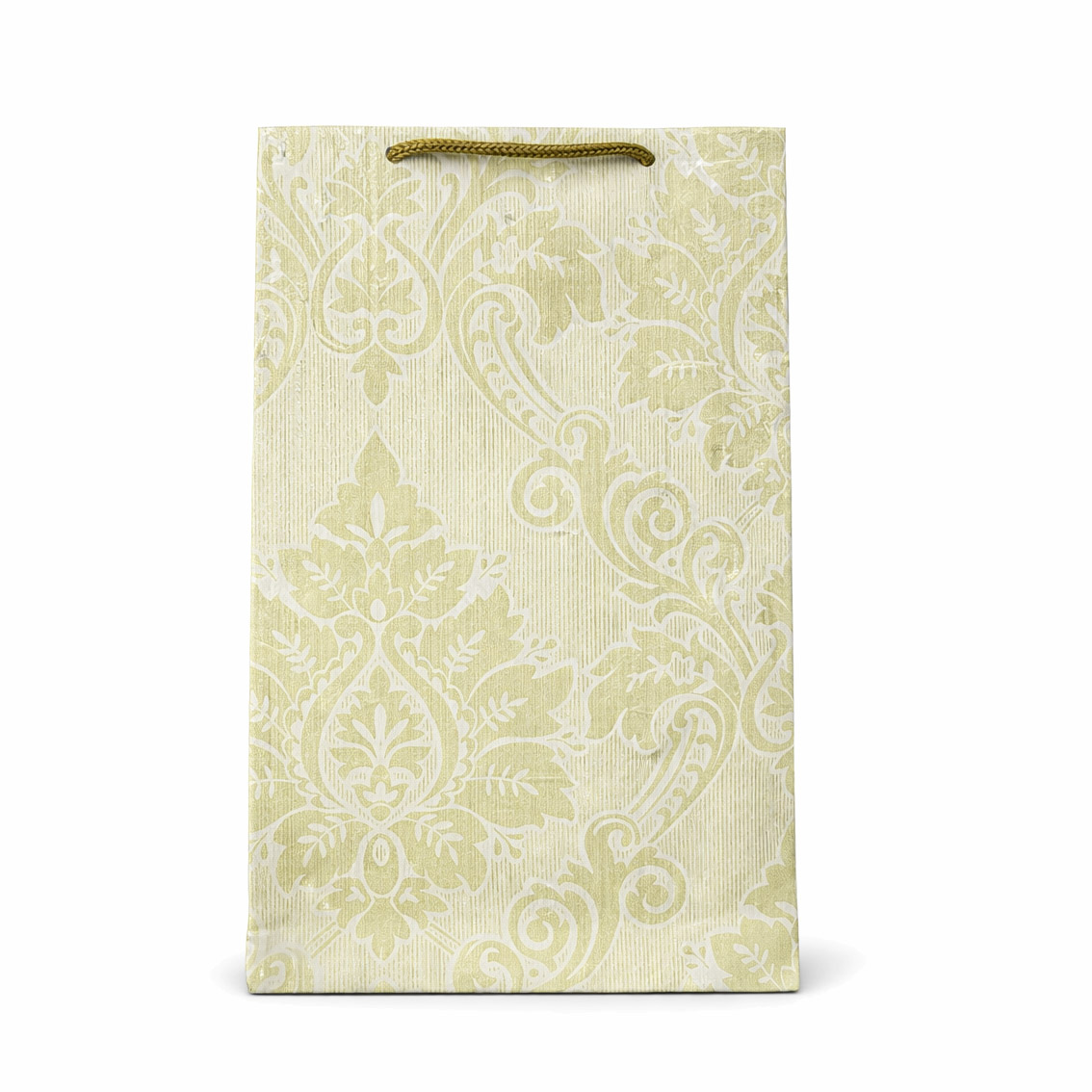 خرید ساک دستی لوکس داماسک ورونا Damask Verona Gift Bag ساختهشده از کاغذ دیواری وینیل دستساز