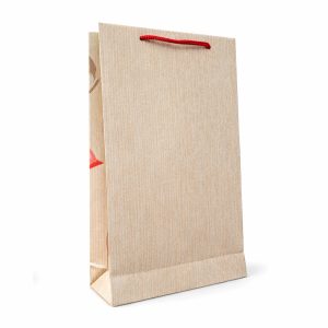 ساک هدیه لوکس مدل شکوه گل سرخ (Majestic Red Bloom Gift Bag) | بگ هدیه دست‌ساز طرح گل قرمز