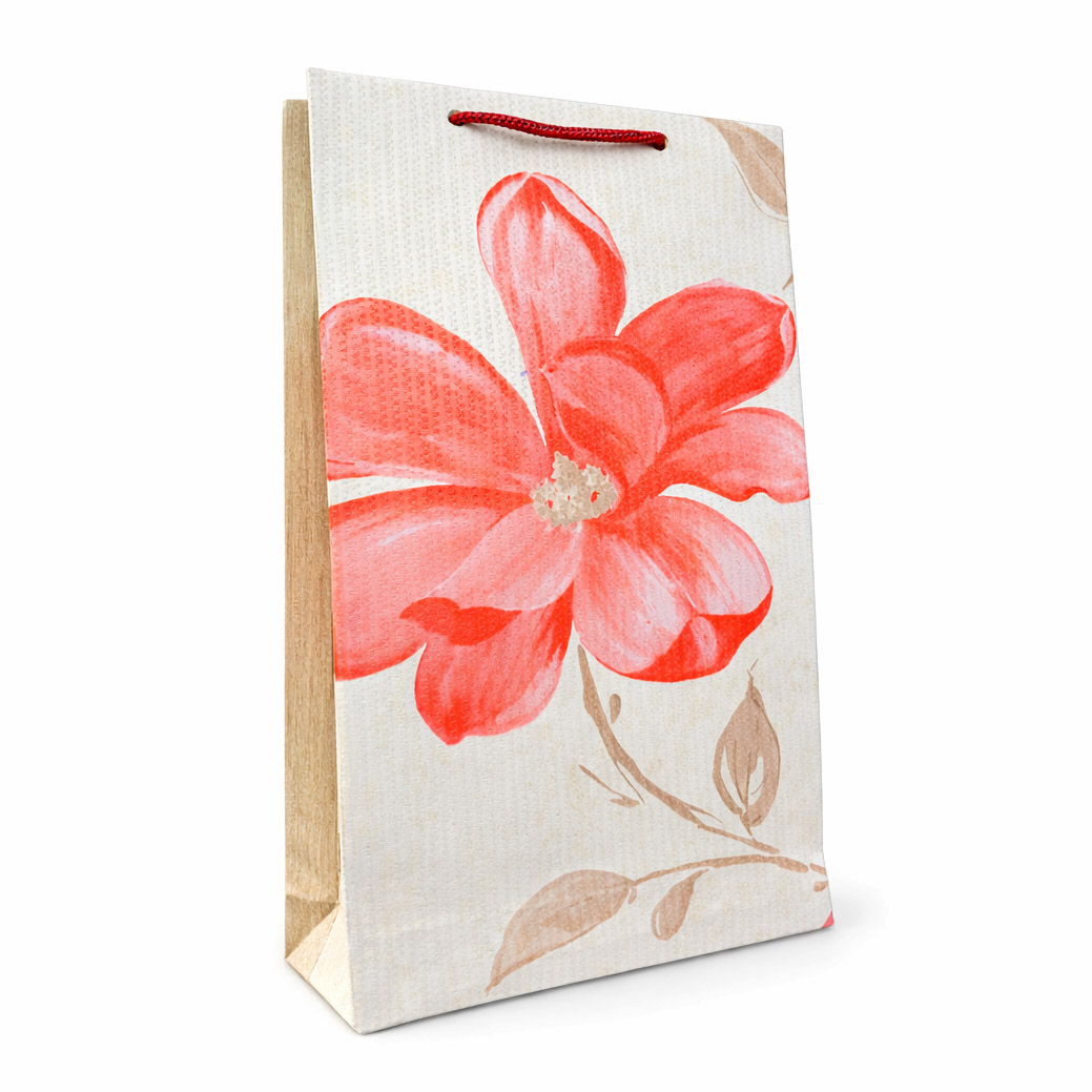 بگ هدیه دستساز شکوه گل سرخ (Majestic Red Bloom Gift Bag)