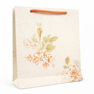 ساک هدیه دست ساز مدل رز آفتاب (Sunrise Rose) | بگ کادویی لوکس