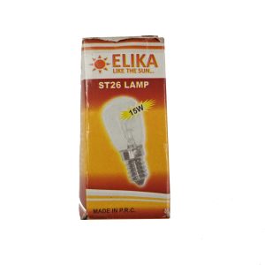 لامپ یخچالی ۱۵ وات رشته ای الیکا (ELIKA) مدل ST26